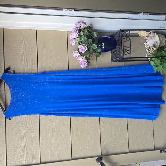 Torrid Super Soft Knit High Low Maxi Blue 2X - Picture 9 of 12